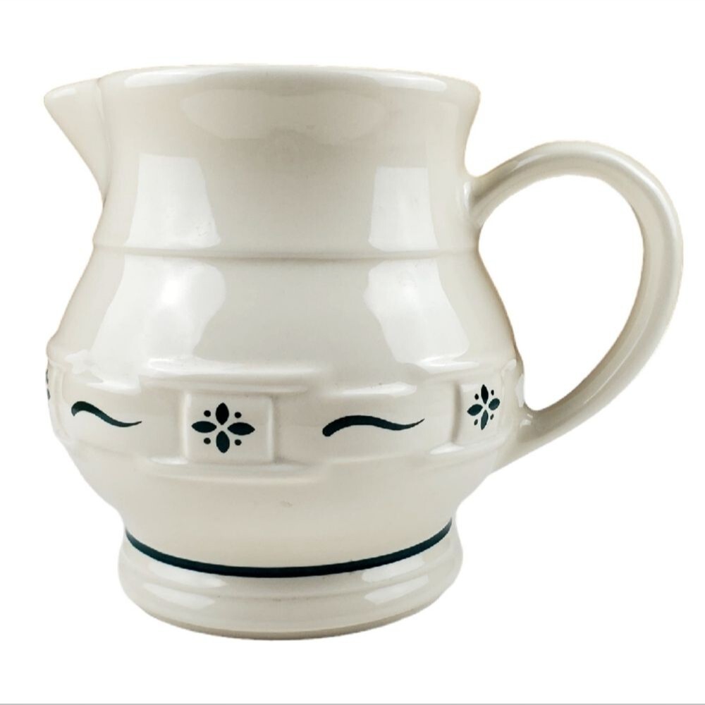 LONGABERGER Heritage Green Woven Traditions Small Pitcher